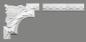 Preview: Wand 252-11 PU  24x24cm  Ecke/Viertelkreis passend zur Leiste Wand 252 PU